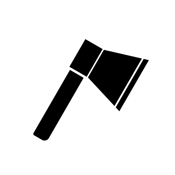 Ax图标。工具是工作和建设的象征。图片下载