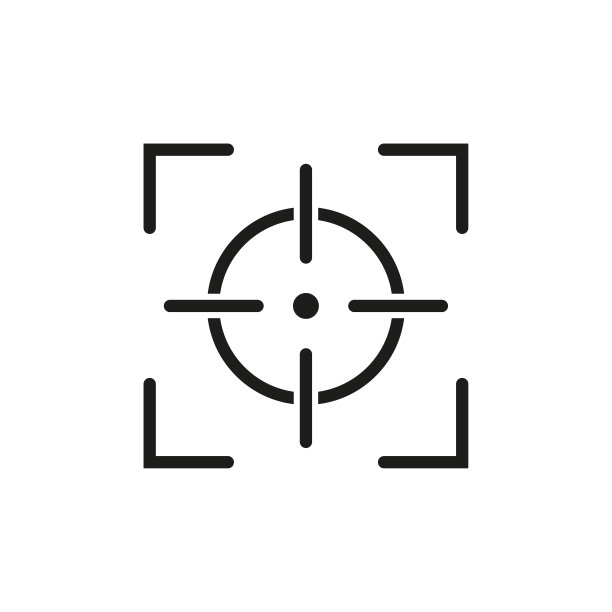 相机对焦图标。矢量插图。股票的形象。图片下载