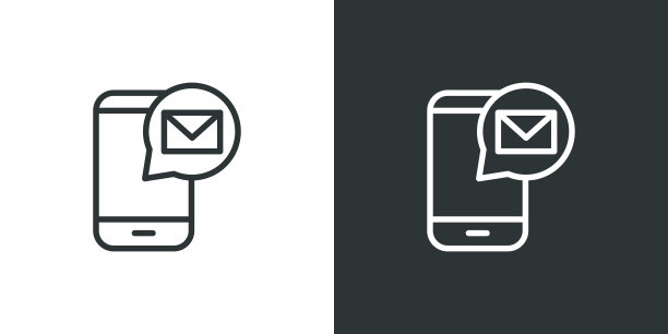 消息图标模板。电话聊天消息图标图片下载