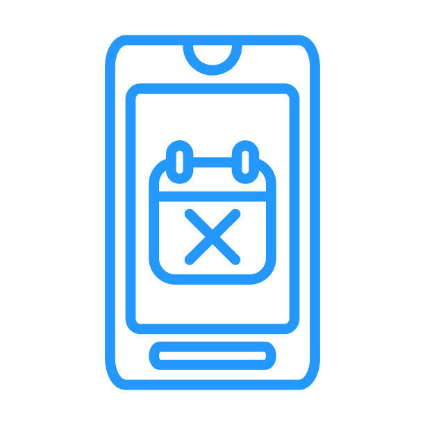 智能手机图标。在白色背景上孤立的轮廓样式图片下载