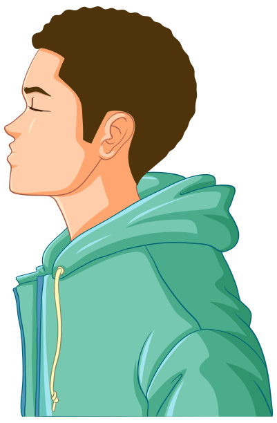 旁边的男人闭上眼睛亲吻图片下载