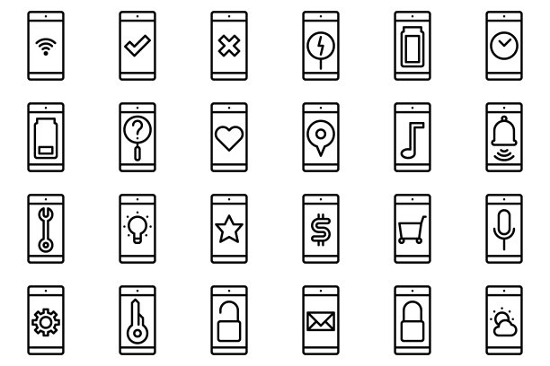 移动向量集。图片下载