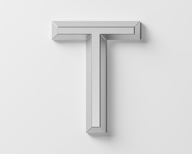 金属制成的字母图片下载