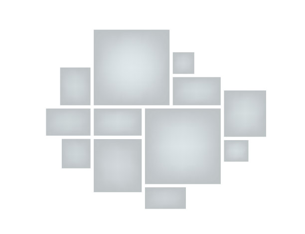 用于照片和图像的框架。马赛克。复古的风格。拼贴模板。模板的画廊墙壁。各种尺寸的照片拼贴。矢量图图片下载