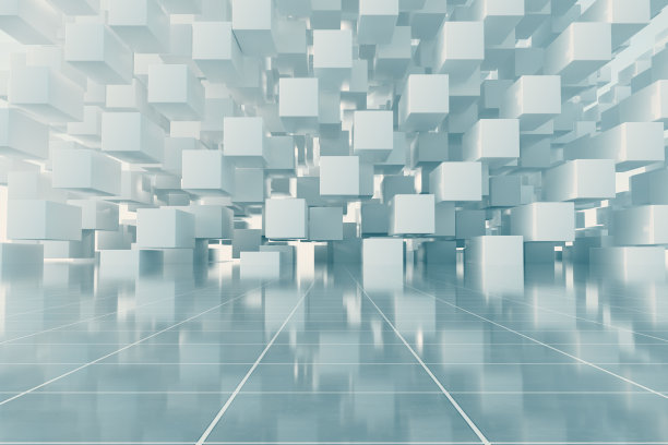 抽象立方体背景图片下载