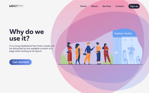 在精品店排队买东西的顾客图片下载