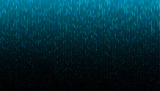 蓝色抽象数据字符串光背景图片下载