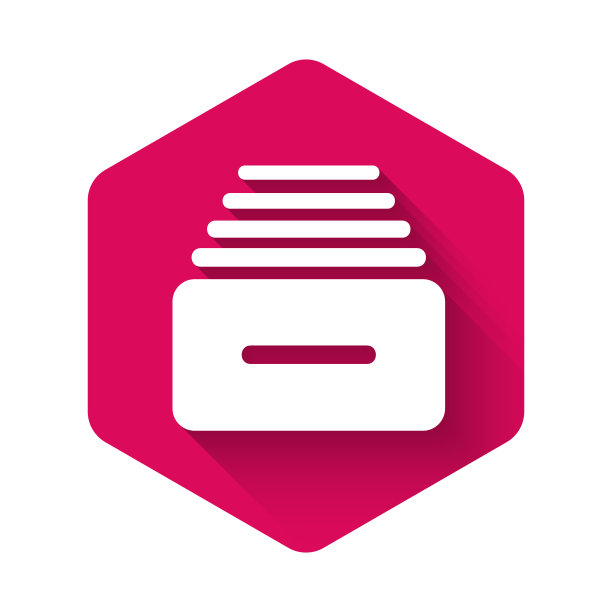 与文件图标隔离的白色抽屉图片下载