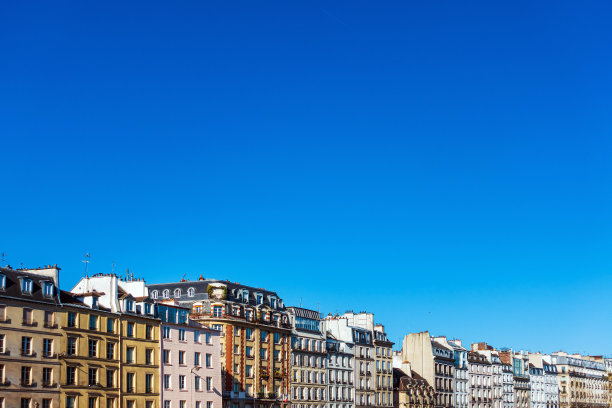 巴黎的街景，法国。图片下载