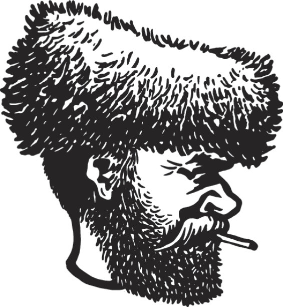 戴毛帽的人图片下载