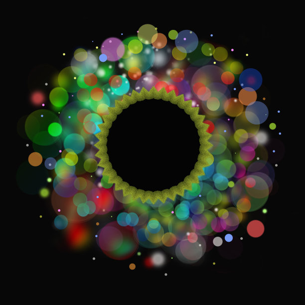 多色明亮的节日框架背景。图片下载