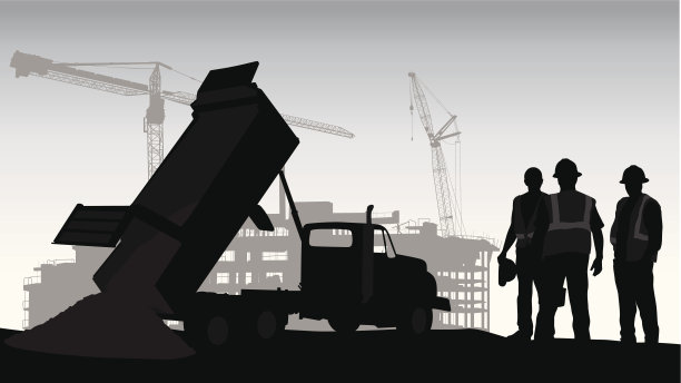 沙砾车矢量剪影图片下载