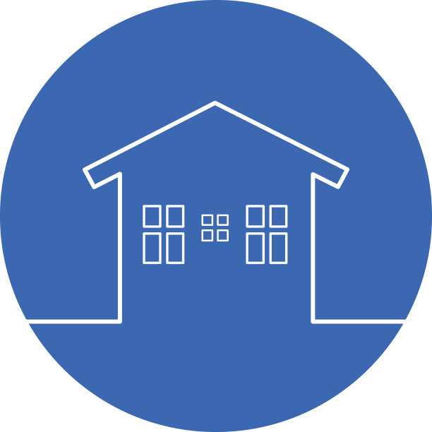 房屋轮廓圈图标图片下载