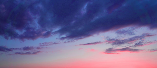 夕阳和云彩的照片背景图片下载