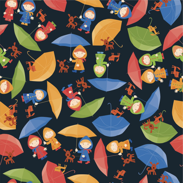 儿童雨伞图片下载