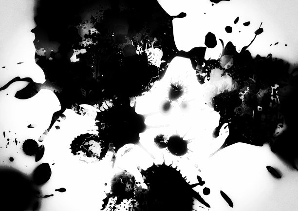 抽象的背景与飞溅的墨水图片下载