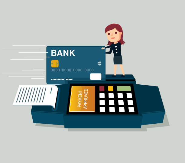 女商人-信用卡支付图片下载
