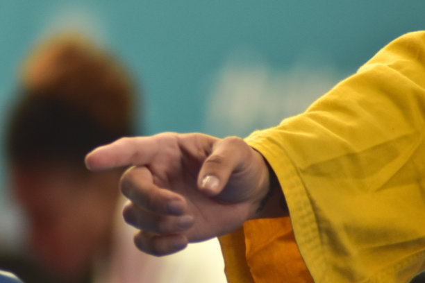 合气道练习合气道的人的手图片下载