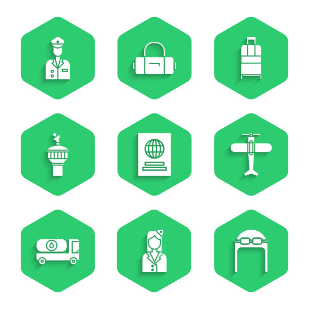 设置护照空姐帽和护目镜图片下载