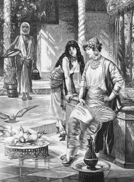 闺房里的院子里图片下载