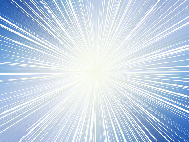 太阳光线在天空中强烈闪耀的图像的浓缩线背景材料——海军蓝图片下载