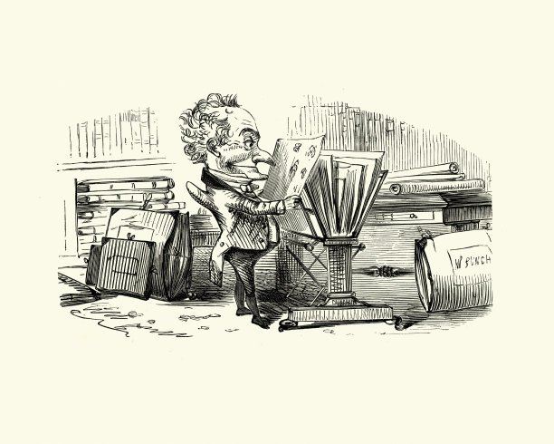 19世纪，潘趣先生透过艺术作品的漫画图片下载