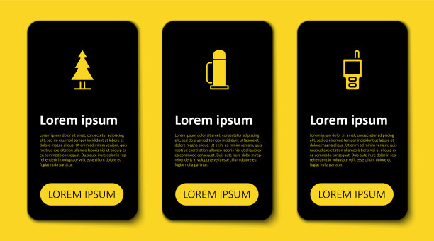 设置对讲机保温杯容器和树图片下载