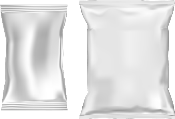 零食袋模拟塑料枕头袋空白图片下载