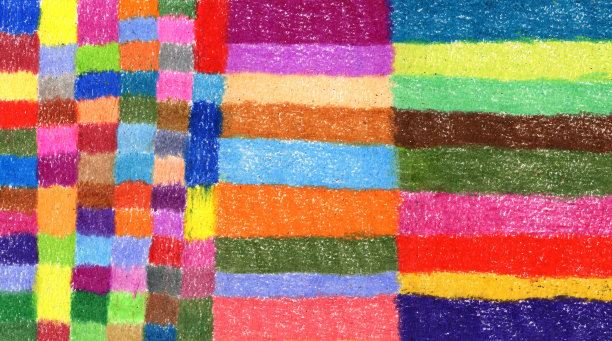 蜡笔画彩色的背景图案图片下载