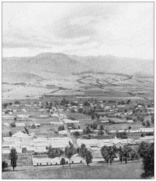 古色古香的墨西哥旅游照片:村庄图片下载