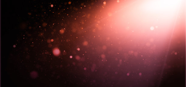 散焦的光和灰尘图片下载