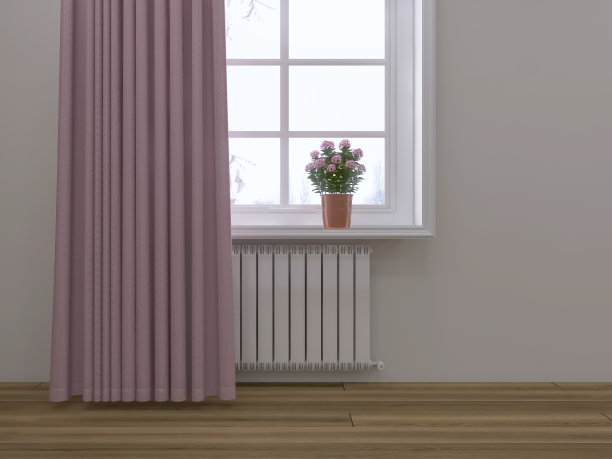 客厅内部与电池3d渲染，3d插图图片下载