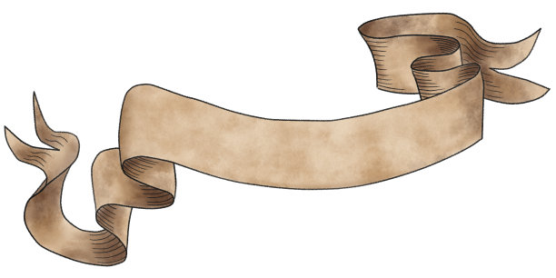 水彩棕色羊皮纸插图，白色背景上有文字空间图片下载