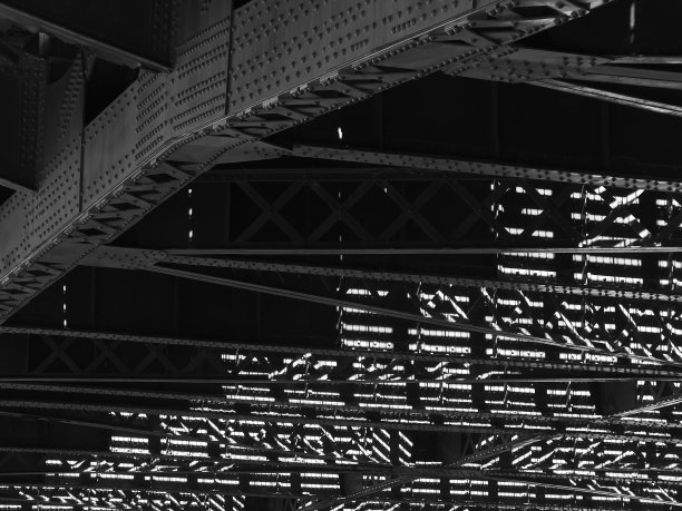 钢桥结构梁和梁图片下载