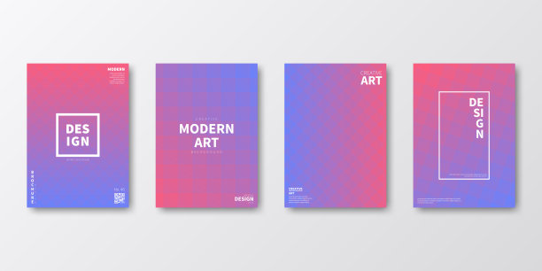 宣传册模板排版，紫色封面设计，商业年报，传单，杂志图片下载