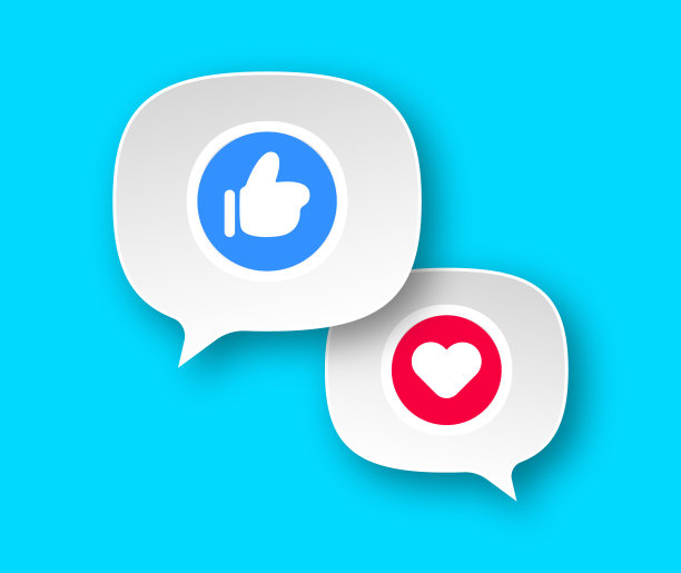 在语音气泡上点赞和赞按钮图片下载