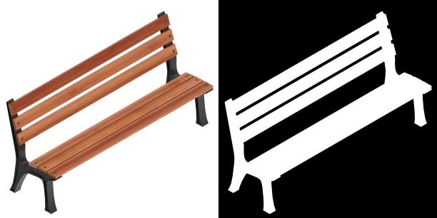 公园的长椅上图片下载