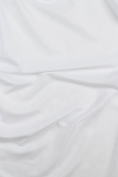 白色棉织物褶皱，床单图片下载