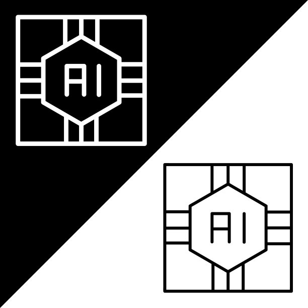 人工智能图标。Ai矢量图标从人工智能收集。轮廓风格的人工智能图标。图片下载