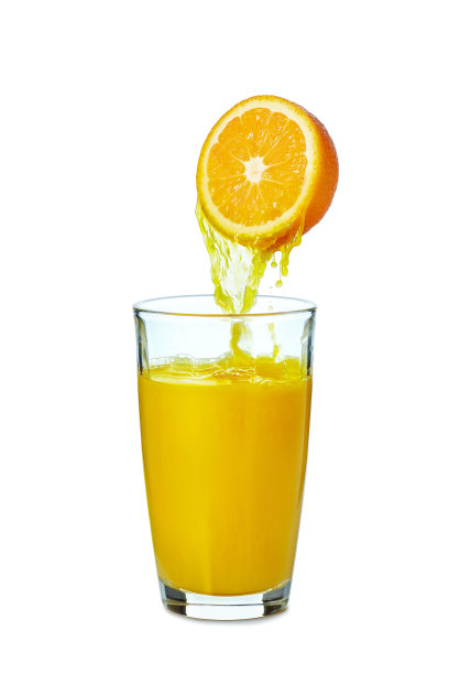 橙汁从橙汁倒入杯中图片下载