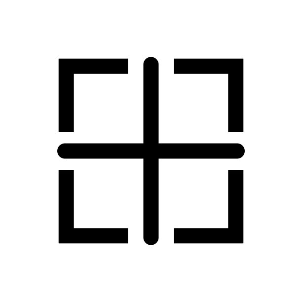 数字扫描图标。扫描信号。向量。图片下载