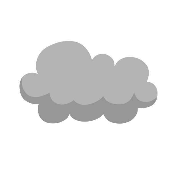 雨云插图素材图片下载