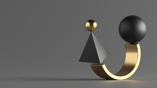 平衡平衡。几何的概念。最小现代背景图片下载