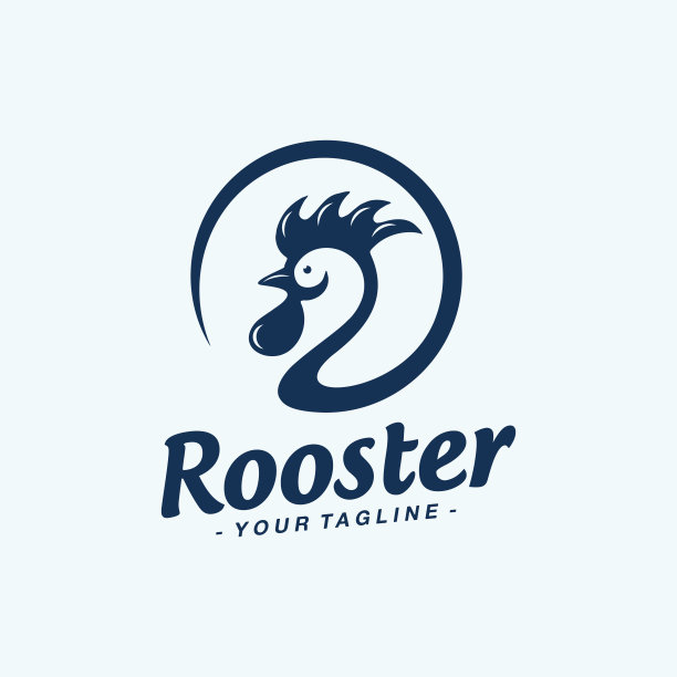 圈烤鸡标志设计矢量插图模板的想法图片下载