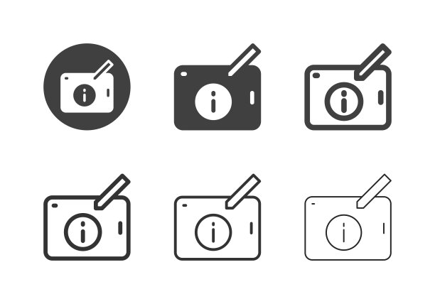 平板电脑信息图标-多系列图片下载