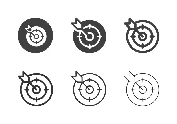 射箭目标图标-多系列图片下载