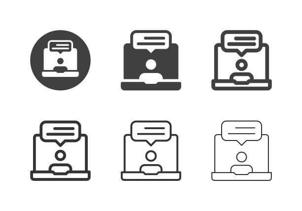 在线客户服务图标-多系列图片下载