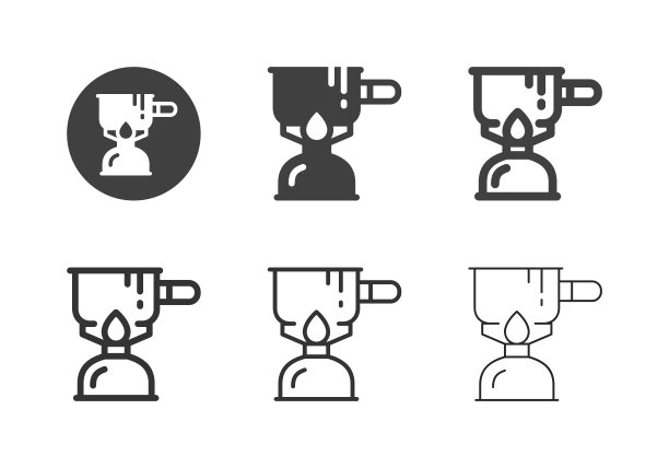 野营烹饪图标-多系列图片下载
