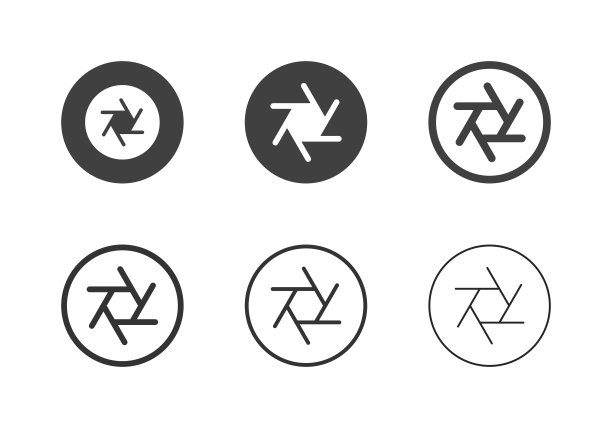 F16相机光圈图标-多系列图片下载