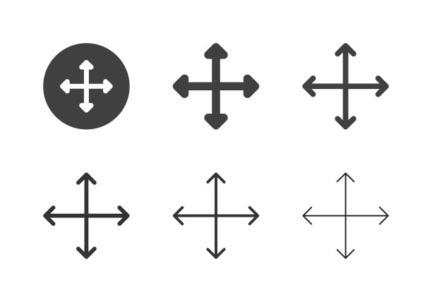 箭头方向图标14 -多系列图片下载